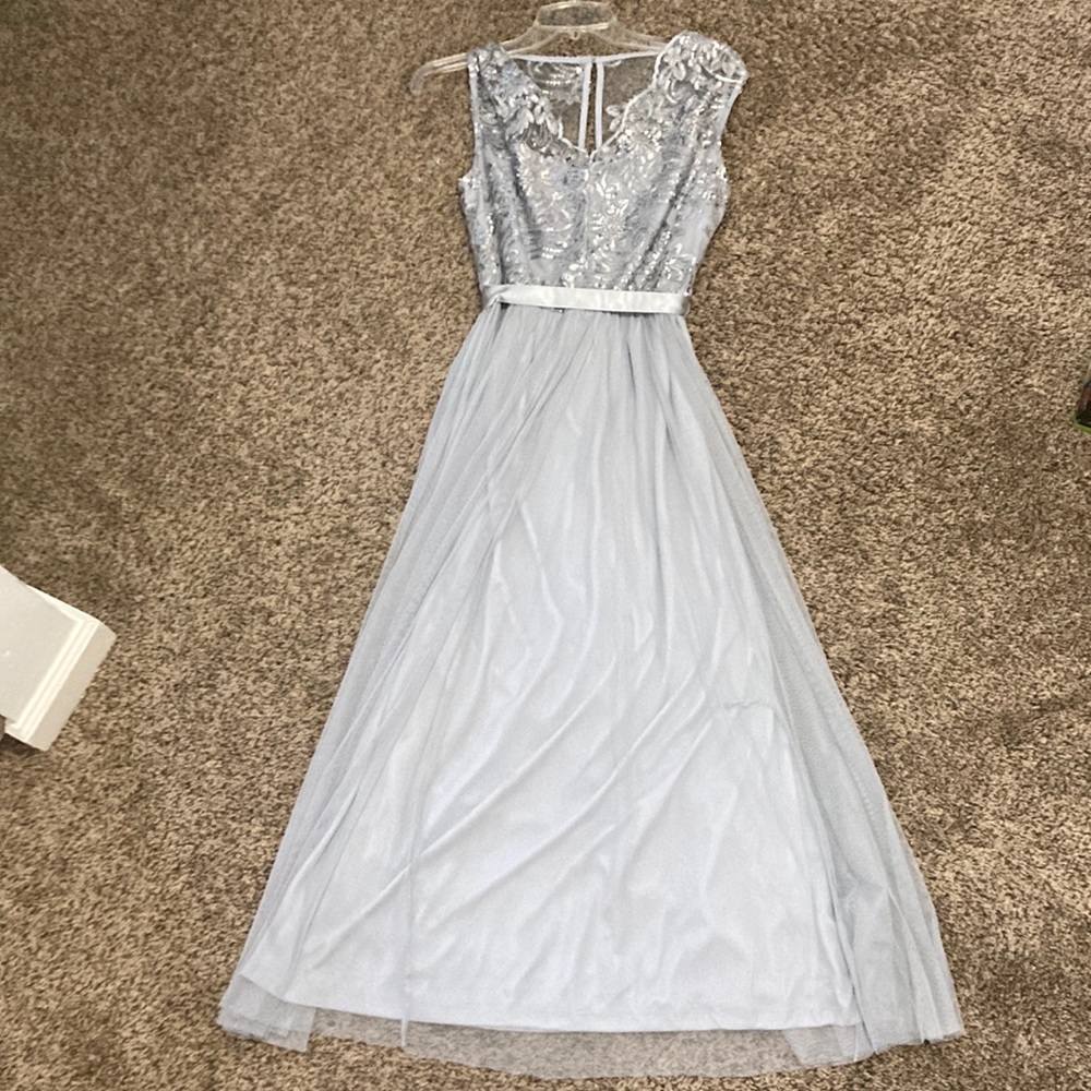 Formal Embroidered Sequin Dress
